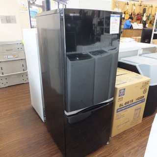 札幌 引き取り 東芝 2ドア冷蔵庫 153L 2018年製 黒 GR-M15BS 単身用