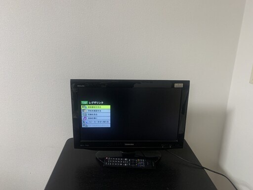 ★【テレビ22型】 東芝 TOSHIBA REGZA LED 22RE1 液晶テレビ 液晶カラーテレビ 22インチ 2011年製 リモコン付き 動作確認済み　★