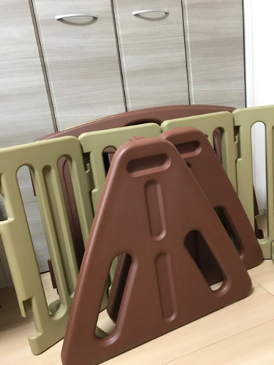 美品　キッズパーテーション　日本育児