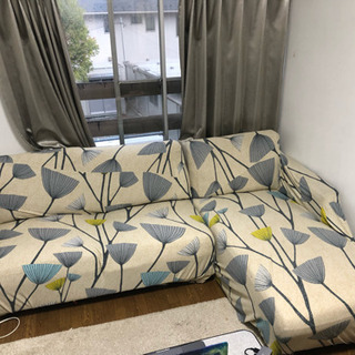 【引取中】L型ソファー 大きめ 3、4人掛け