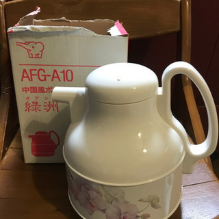 象印中国風ポット まほうびん(卓上用) 緑洲 胡蝶蘭 AFG-A...