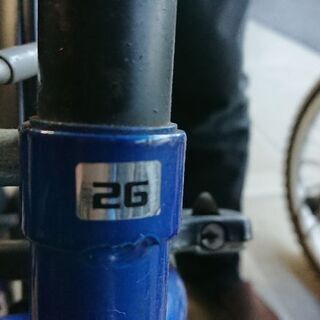 【値下げ】小学校高学年用自転車（２６インチ、ブルー）の画像