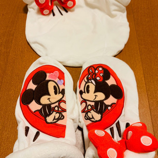希少！　ディズニー　カップル　ミトン　セット