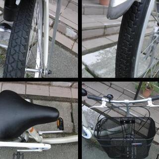 宮田アルミフレーム　２６インチ大変軽いママチャリ★自重１４キロ★新品部品多く使用★自転車整備士が整備の画像
