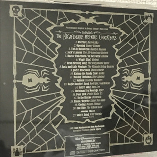 ナイトメアビフォアクリスマスCDの画像
