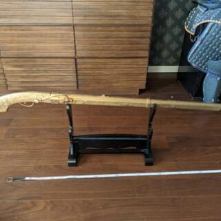 金色  観賞用 火縄銃