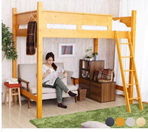 秘密基地のようなセミダブルベッド【販売予定者確定⠀】