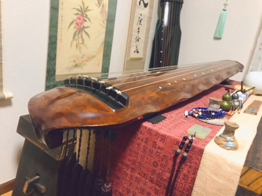 古琴 蕉葉式 老杉木 鹿角霜 天然漆 値段ご相談