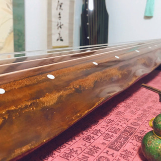 古琴 蕉葉式 老杉木 鹿角霜 天然漆 値段ご相談の画像