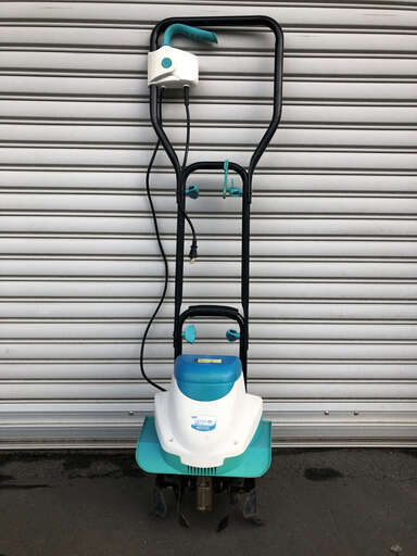 動作品 家庭菜園向 片手で持てる 電動 ミニ 耕運機 GCV-110 菜援くん AC100V 800W 耕運幅 280mm 現物確認歓迎 初期不良対応します