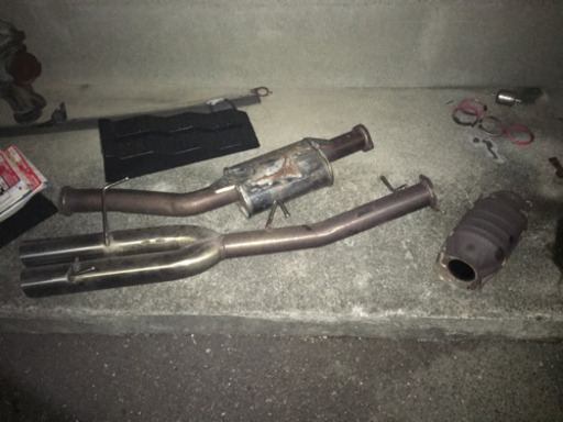 s15 シルビア用　デュアルマフラー　s14にも