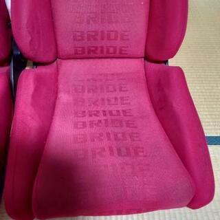 決まりました！BRIDE 旧BRIX　セミバケットシート　赤　レッド　2脚セットの画像