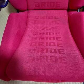 決まりました！BRIDE 旧BRIX　セミバケットシート　赤　レッド　2脚セットの画像
