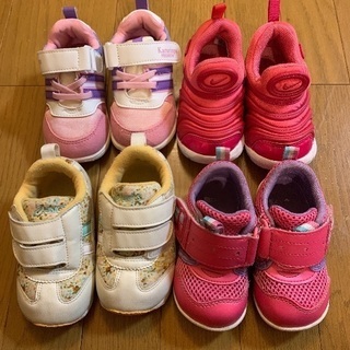 13cm 14cm 女の子スニーカーまとめ売り