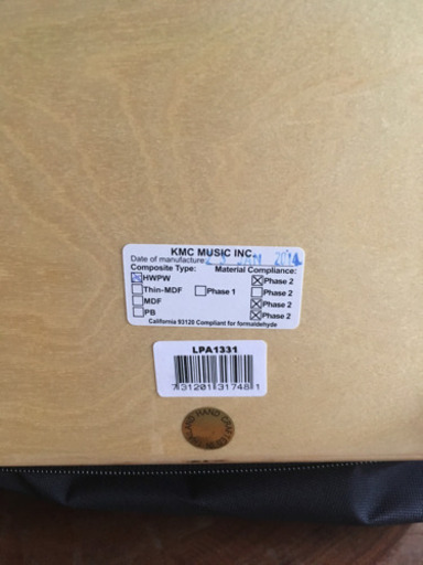 LP LPA1331 カホン 専用バック付