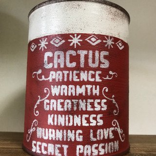 リメイク缶[中]＊cactus＊あか
