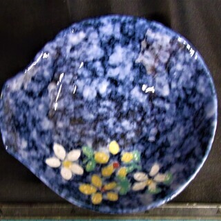 花柄小皿　陶器 5点セット　直径１００ｍｍの画像
