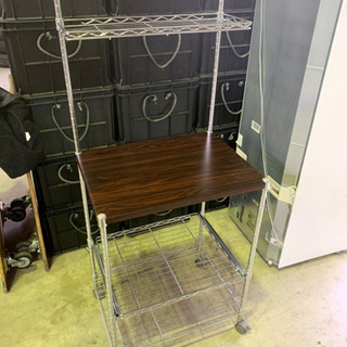 NSO16 レンジ台 メタルラックの画像