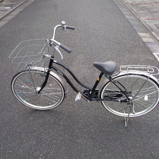 26インチ自転車　黒系