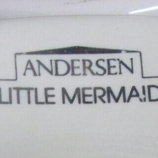 ANDERSEN LITTLE MERMAID 小皿　陶器 8点セット　直径１３５ｍｍの画像