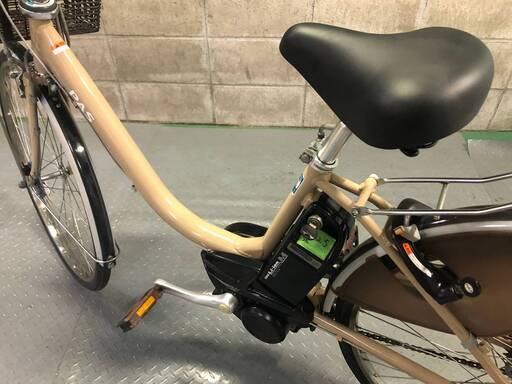 電動自転車　ヤマハ　PAS　26インチ　アイボリー