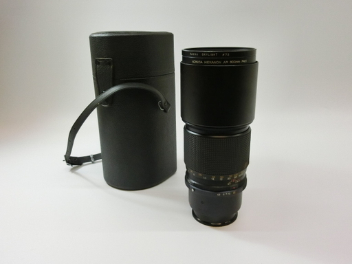 ジャンク 未検品 コニカ ヘキサノン KONICA HEXANON AR 300mm F4.5 カメラレンズ ケース付き [10-1] No.3392