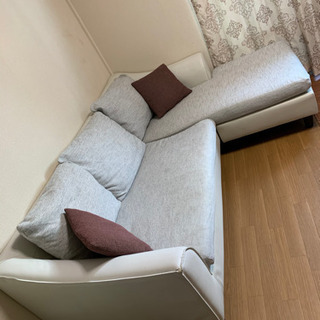 お取引き中　カウチソファー　三人掛け