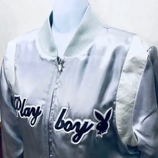 ✨着心地抜群 ✨PLAY BOY✨プレイボーイ✨レディース✨サテン✨スタジャン✨   の画像