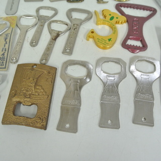レトロな栓抜き大量セット デッドストック有 1点～もOK!　アサヒビール キリンビール サッポロビール コカコーラ の画像