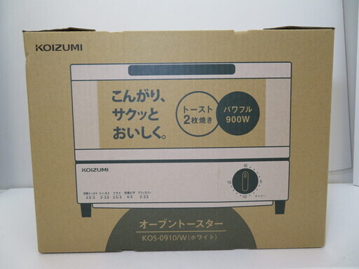 KOIZUMI コイズミ オーブントースター KOS-0910/W 未開封品 [10-1] No.501