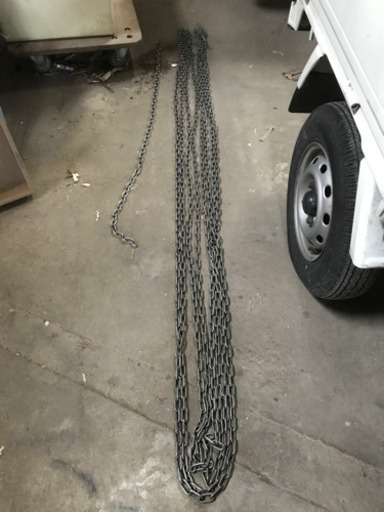 ステンレス　チェーン　鎖　駐車場入り口　