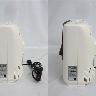 sm0019　日立　ポータブル温風器　HLT-63　HITACHI　電気温風器　ホワイト　とれぽか　TOREPOKA　ルームサーモ付き　転倒OFFスイッチ付き　送風機能付き　壁掛け対応　トイレ　洗面所　勉強机用の画像