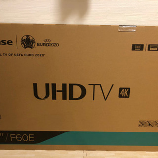 Hisense 55型/F60E 4Kテレビ　新品未開封