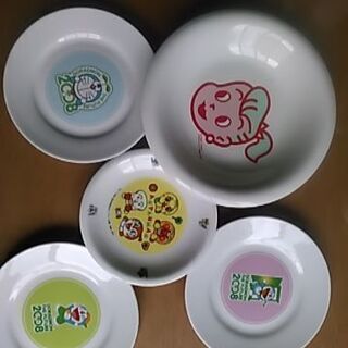 キャラクター系お皿５枚