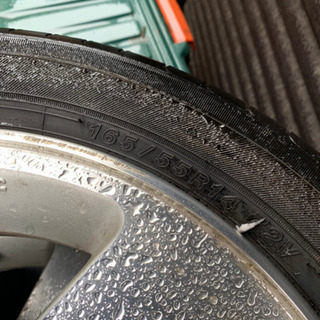 日産オッティ 純正タイヤホイール4本セットの画像
