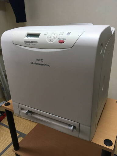 NEC A4カラーレーザープリンタ MultiWriter 5750C 【完動品、印刷総数２４４４枚】　