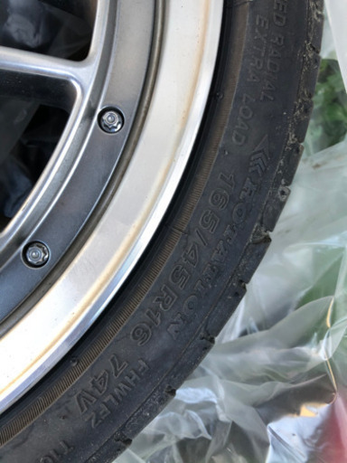 軽自動車　アルミホイールです。