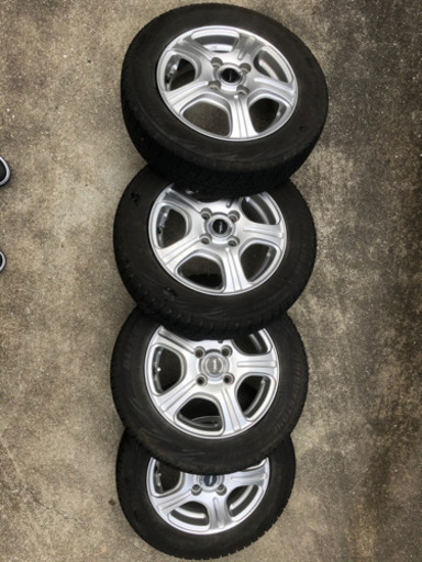 13インチスタッドレス付アルミホイル4本セット