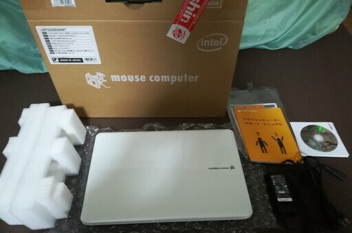 美品！マウスコンピューターLBP2020D50W7(CPU⇒Pentium 2020M搭載)