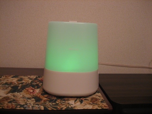 インフルエンザ対策の七色加湿器