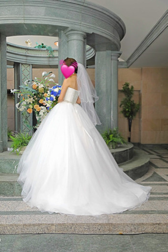 ウエディングドレス 花嫁 アイボリードレス 結婚式ドレス
