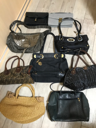 ハンドバック7個セット ➕  セカンドバック2個