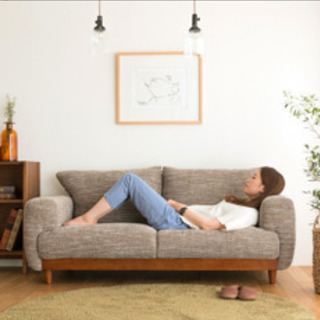 リセノ☆ソファ 2.5人掛け ソファー Mile 北欧 ナチュラル