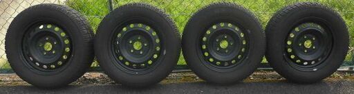 スタッドレス195/65R15＆J15×6J【4本SET】ウィッシュ/プリウス/ノア