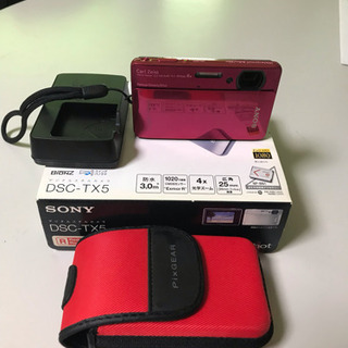 ピンクのデジカメ SONY DSC-TX5 使用少なめ