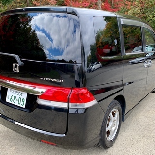 ☆最終値下げ!  H19年式 ステップワゴン GLパケ 純正HDDナビ&リアモニター&AW 両側パワスラ Bカメラ ETC 程度良好 検付 即決!!!の画像