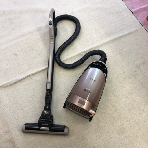 HITACHI 日立 電気掃除機 CV-PC500 ベージュ 2016年製 日本製 使用回数 少ない / 中古美品