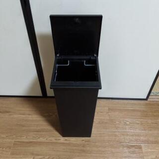 ゴミ箱　ブラックの画像
