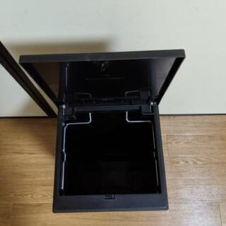 ゴミ箱　ブラックの画像