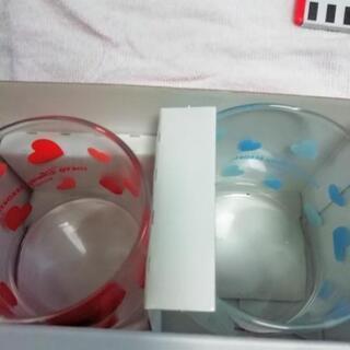 ミッキー＆ミニーペアグラスの画像